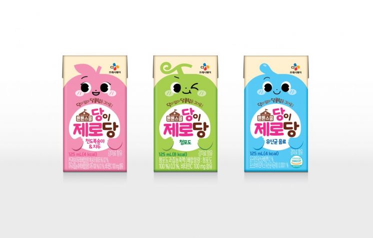CJ프레시웨이, 급식 전용 제로 음료 '당이제로당' 출시