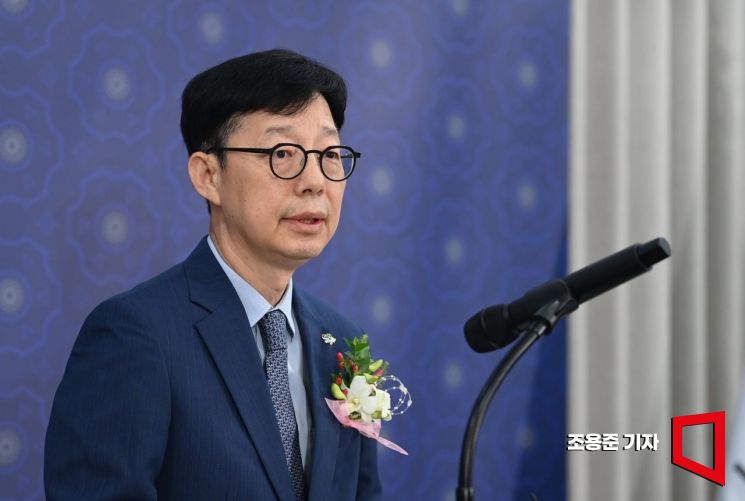 [포토] 취임사하는 박윤주 외교1차관