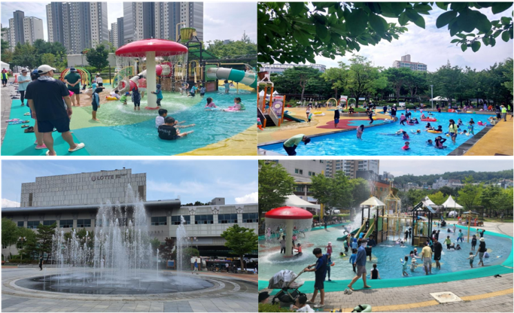 구리시, 도심 물놀이장 6곳 개장…바닥분수 5곳도 가동