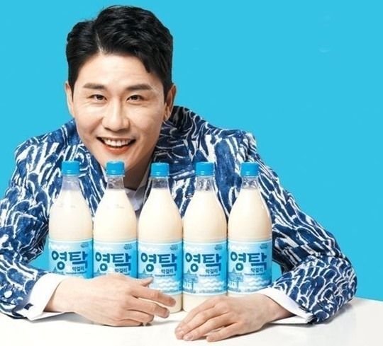 영탁이 모델로 나왔던 ‘영탁막걸리’ 광고
