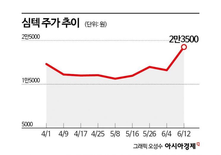 심텍, 500억 CB 발행에도 실적 우상향 기대에 주가↑