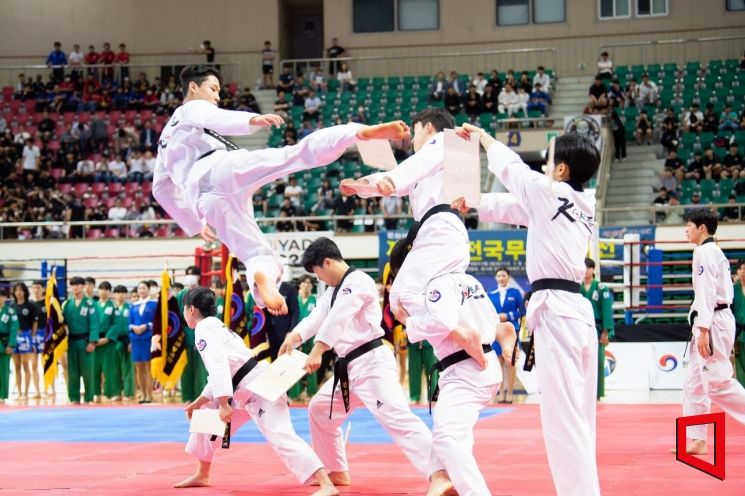 2024년 무예대제전 문화체육관광부장관상 제17회 전국무예대제전 모습이다.