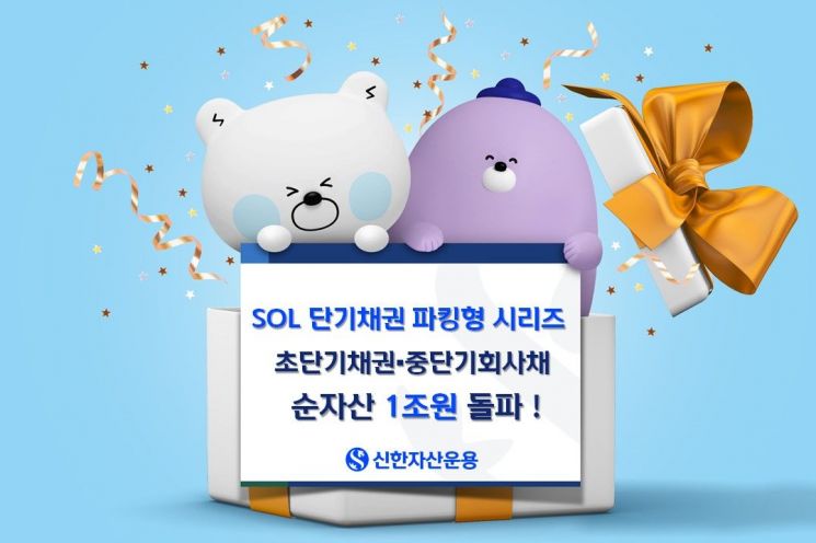 'SOL 단기채권 파킹형' ETF 시리즈, 순자산 1조원 돌파