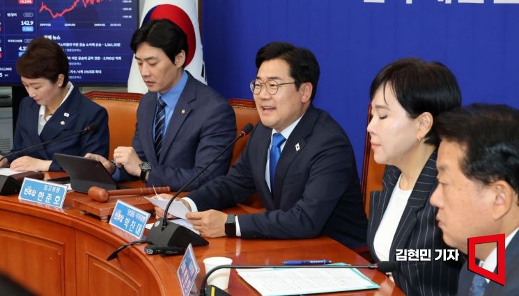 [포토] 박찬대 "이재명 국민주권정부 세우고 임기 마쳐 기뻐"