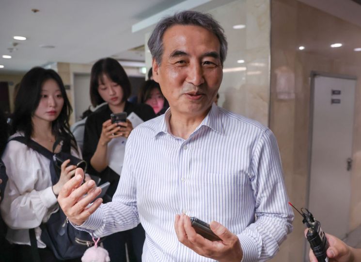 김건희 특검 지명자 민중기 전 서울중앙지법원장. 연합뉴스