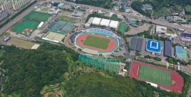 순천 팔마체육관 전경. 순천시 제공