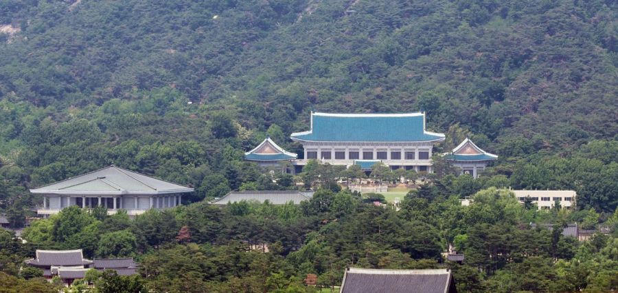 서울시내에서 바라본 청와대 전경. 윤동주 기자