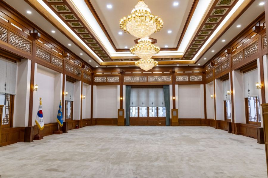 청와대 본관 관람. 연합뉴스