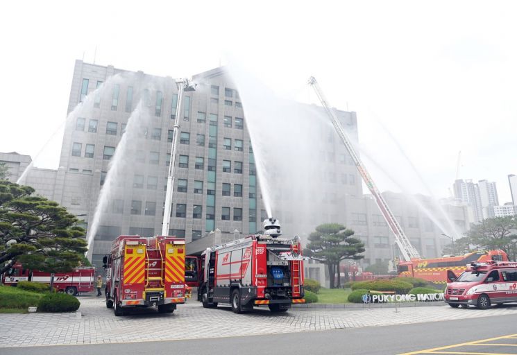 2025년 재난대비 긴급구조종합훈련. 국립부경대 제공