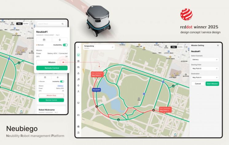 뉴빌리티 ‘뉴비고’, 레드닷 디자인 어워드 본상 수상