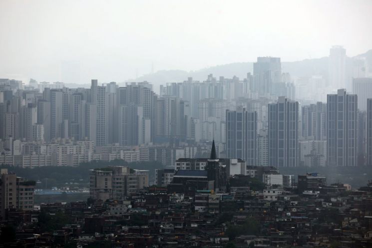 남산에서 본 서울 시내. 연합뉴스