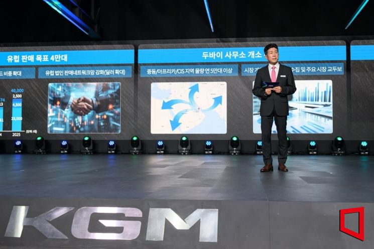 KGM "5년 내 친환경차 7개 출시…전국 판매망 확대"