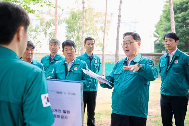 강수현 시장 "장마 북상 취약지 직접 점검…선제 대응 중요"