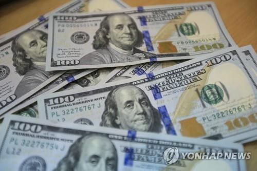 미국 달러 지폐. 연합뉴스