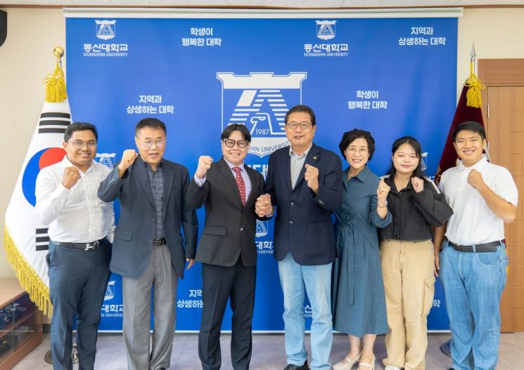 캄보디아 첸라대학교 Dr. Lima Y 총장 동신대학교 방문.