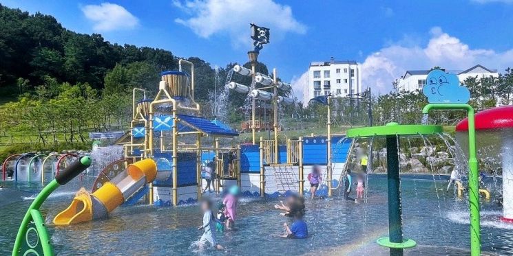 인향근린공원 물놀이장. 김포시 제공