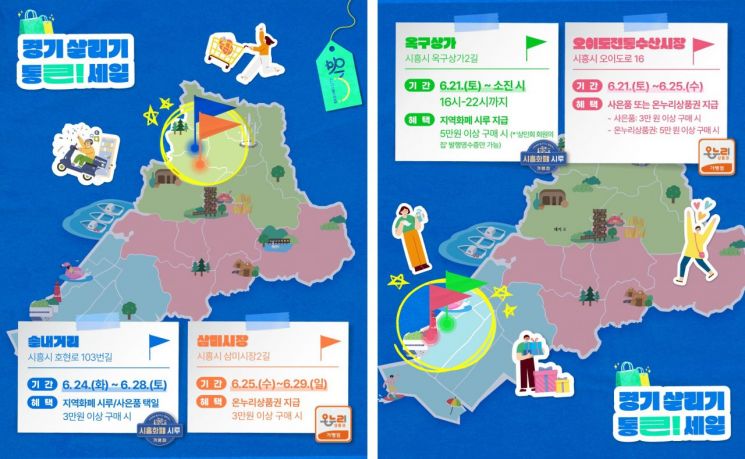시흥시, 전통시장·상점가서 '경기 살리기 통큰 세일' 순차 개최