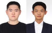 왼쪽부터 전제석, 박정원 대학원생. 동아대 제공