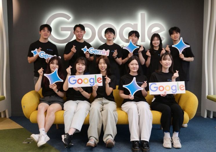 2025 AI 챌린지에 참여한 연세대학교 학생들. 구글코리아 제공