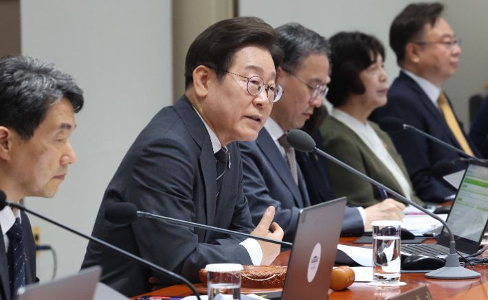 국무회의 주재하는 이재명 대통령. 연합뉴스
