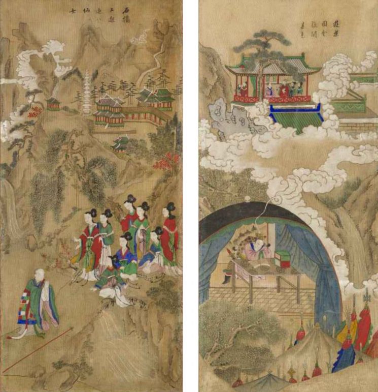 美 넘어간 '구운몽도 병풍', 우리 기술로 복원돼 최초 공개