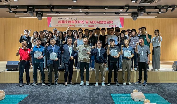 씨유메디칼시스템, 전 임직원 대상 CPR 교육…