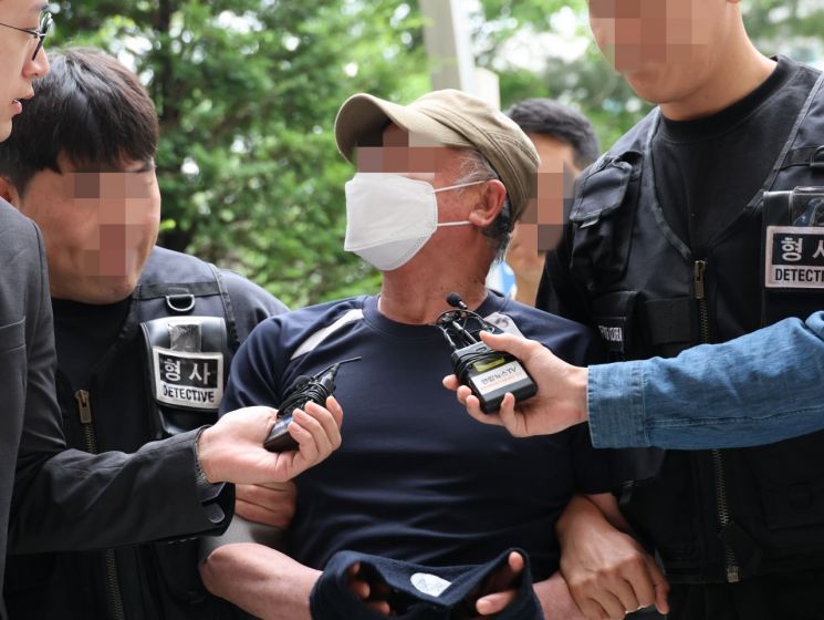 접근금지 종료 일주일만에 아내 살해한 60대 구속심사. 연합뉴스.