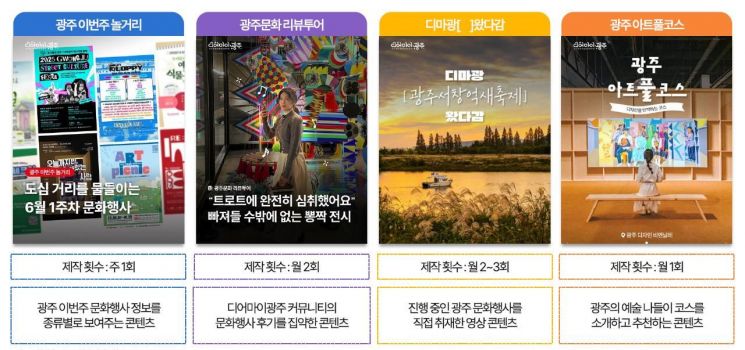 광주시, 문화플랫폼 '디어마이광주' 개편