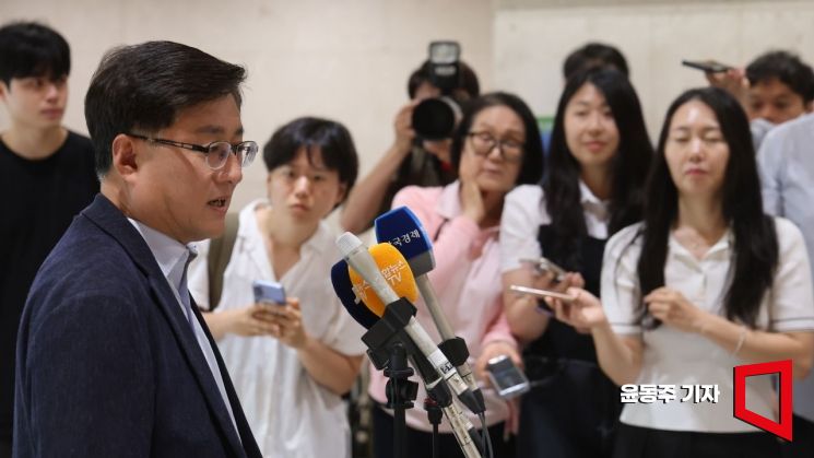 [포토] 소감 밝히는 김성환 환경부 장관 후보자