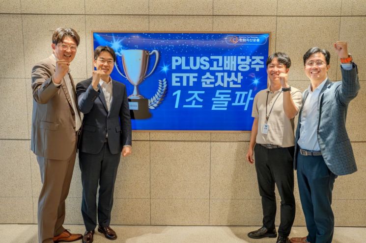 ‘PLUS 고배당주 ETF’ 순자산 1조원 돌파