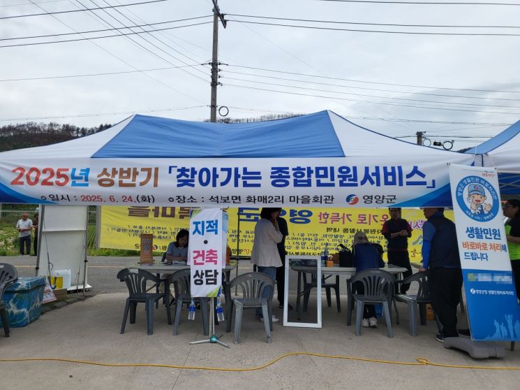 영양군, 올해 상반기 ‘찾아가는 종합민원 서비스’ 실시
