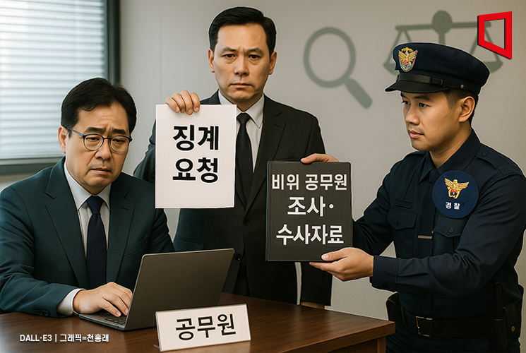 '비위 공무원 징계' 검경 수사 자료 요청 가능해진다