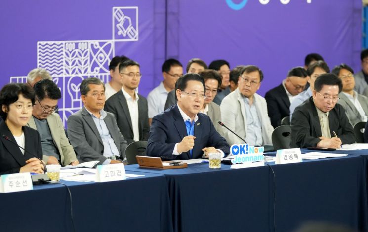 김영록 지사 "광양시 철강·이차전지 신성장 거점 육성"