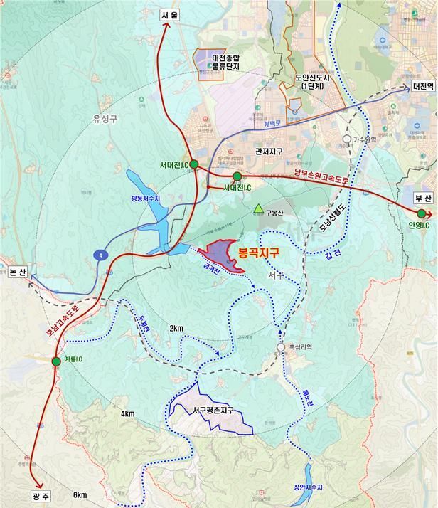대전 오동·봉곡지구 산단 개발사업 본격화