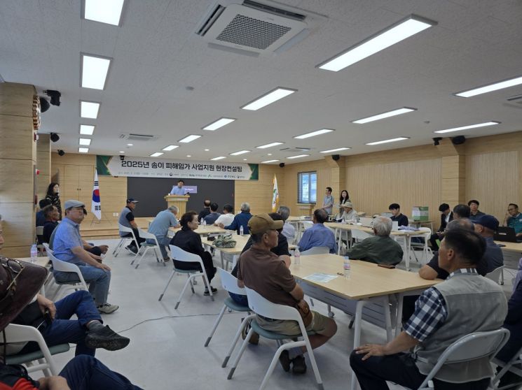 Korea Forest Service, Yeongdeok County, and Forestry Cooperative Promote 'Songyi Alternative Crop Consulting' for Wildfire-Affected Foresters