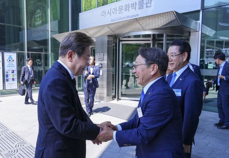 [포토] 李 대통령, '광주시민·전남도민 타운홀 미팅'