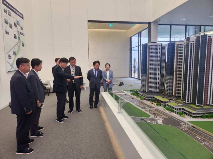 광주시, '경안2지구 해링턴스퀘어 리버파크' 분양 준비 최종 점검