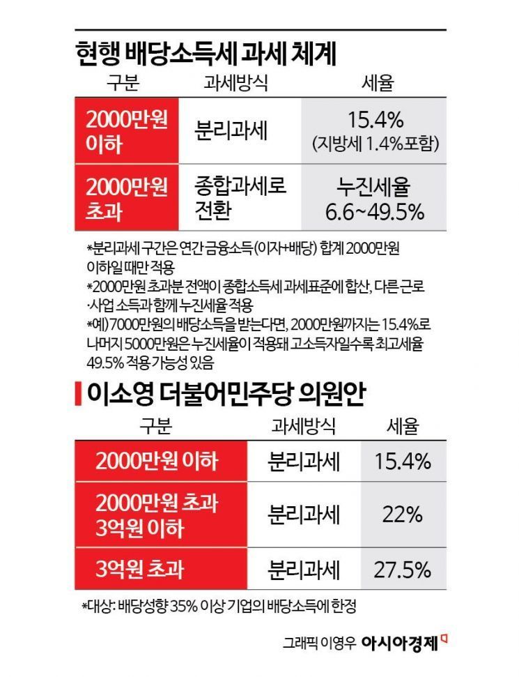 '배당소득 분리과세' 묘수 찾는 정부...대주주 양도세 강화 거론[새정부 정책현안]
