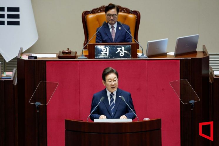 [포토] 이재명 대통령, 추경 관련 시정연설