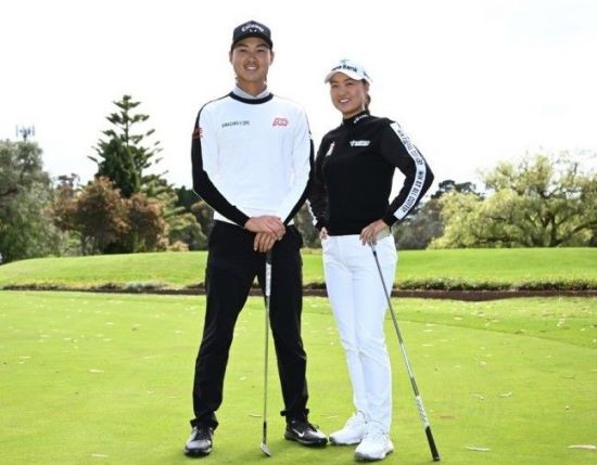 이민우와 이민지는 PGA 투어와 LPGA 투어에서 활약하고 있는 남매 골퍼다. EPA연합뉴스