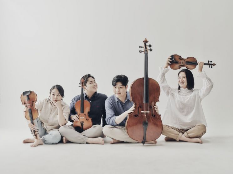 아벨 콰르텟. 왼쪽부터 박수현, 박하문, 조형준, 윤은솔   [사진 제공= 목프로덕션, (c)Shin-joong Kim]