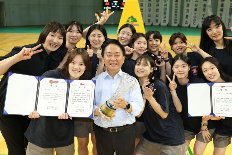 서대문구청 여자농구단, 전국실업연맹전 전승 우승