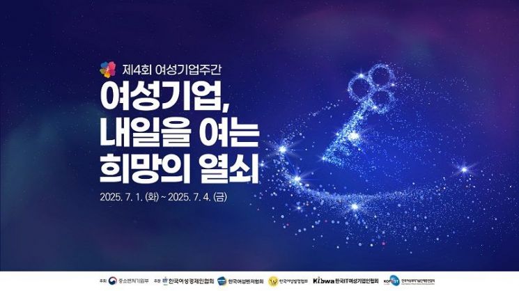 "여성기업 역할 알린다"…제4회 여성기업주간 개최