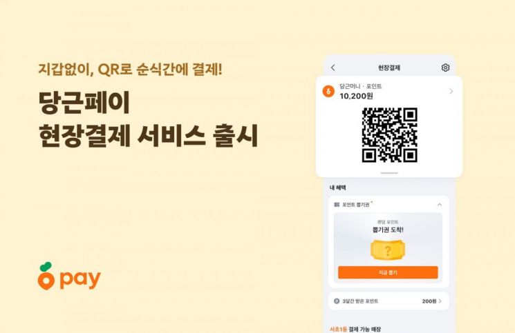 당근페이, '현장 결제' 서비스 출시…"카드·현금 없이 결제 가능"