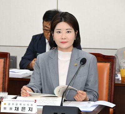 지난달 30일 열린 대한민국시도의회의장협의회 '지방의회정책지원전문성강화특별위원회' 제2차 정기회에 참석한 채은지 광주시의회 부의장. 광주시의회 제공