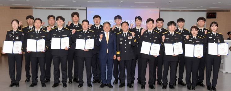 [포토] 광주 소방공무원 '신규 임명'