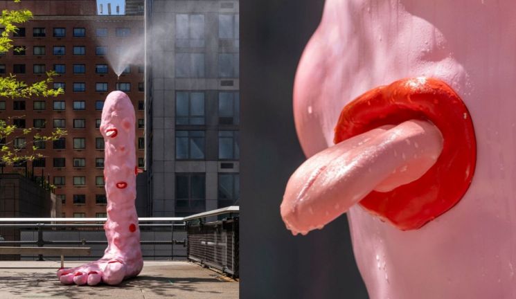 남자 성기 연상 조형물 등장에…"여기 뉴욕이잖아" vs "그래도 그렇지"
