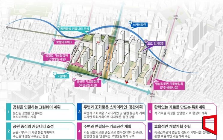 장안동 134-15 일대 신통기획 계획과 구상도. 서울시 제공