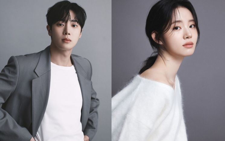 배우 추영우(왼쪽)와 신시아