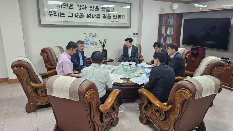 안병구 밀양시장, 부산지방국토관리청 방문…현안 사업 협의